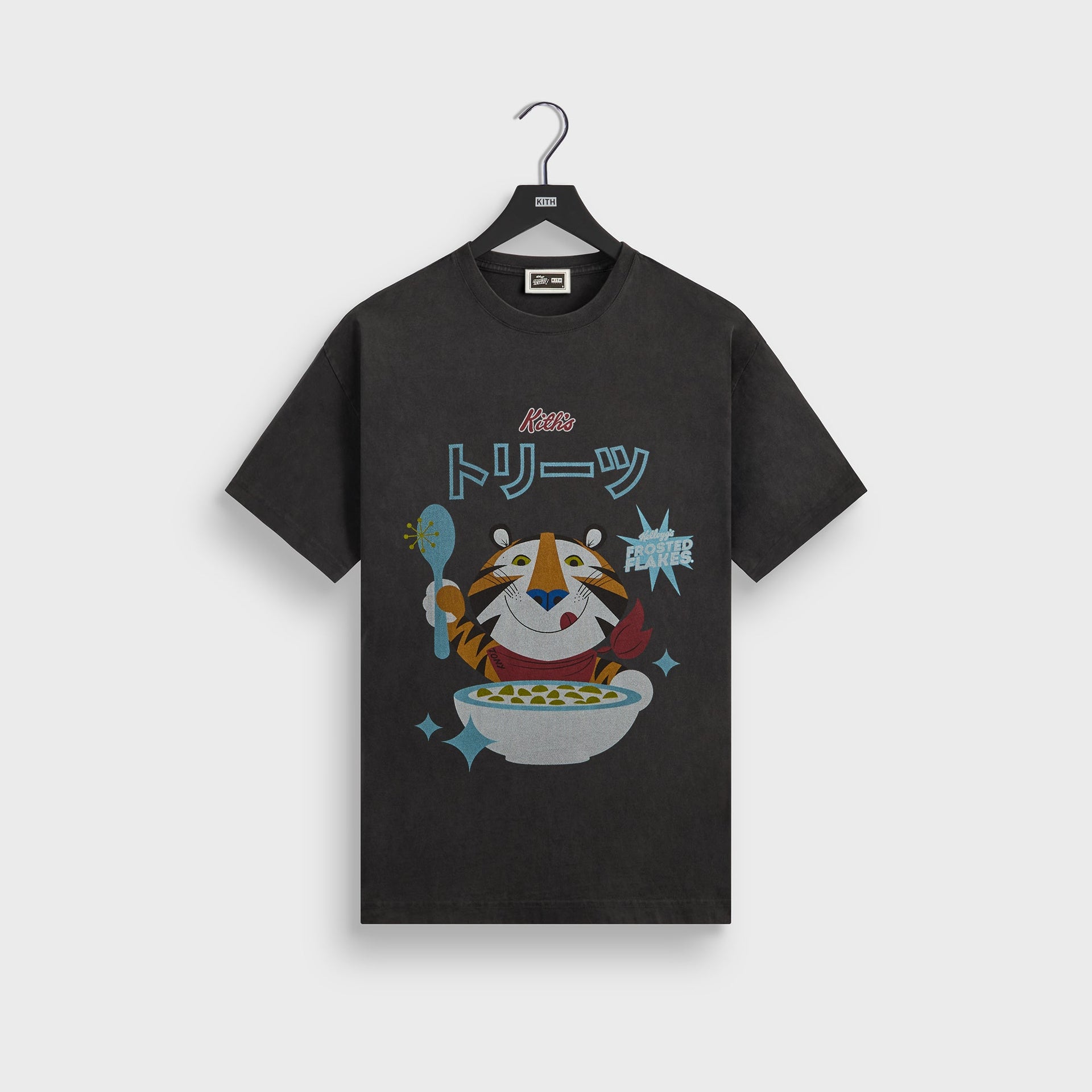Kith Treats for Kellogg’s Frosted Flakes® Cereal & Tony the Tiger® Japanese Vintage Tee - Black