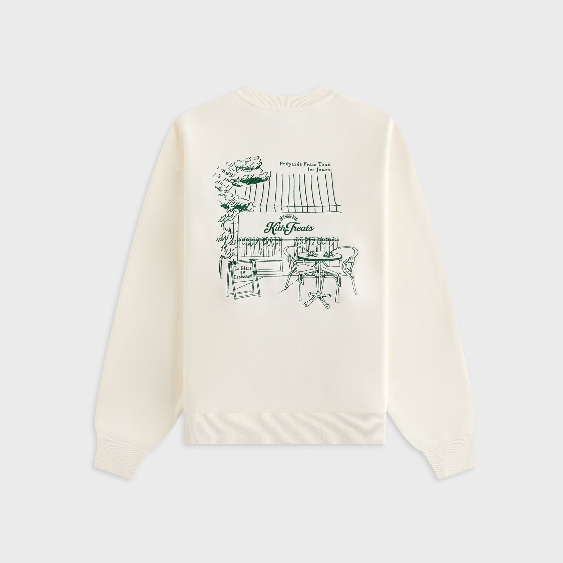 Kith Treats Store Front Nelson Crewneck - Sandrift