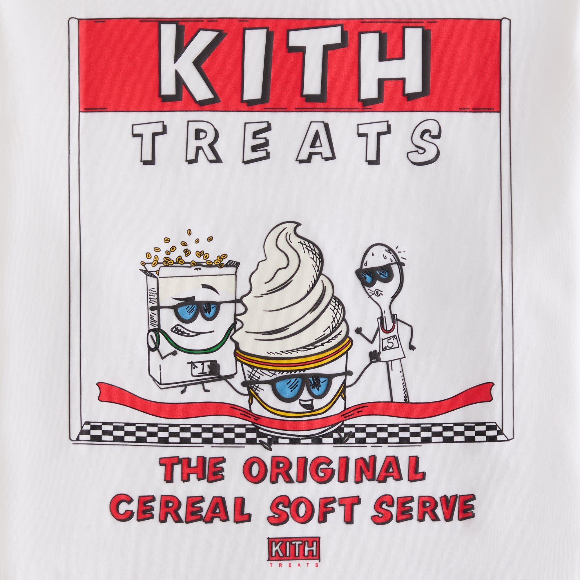 Kith Treats Finish Line Pocket Tee - White