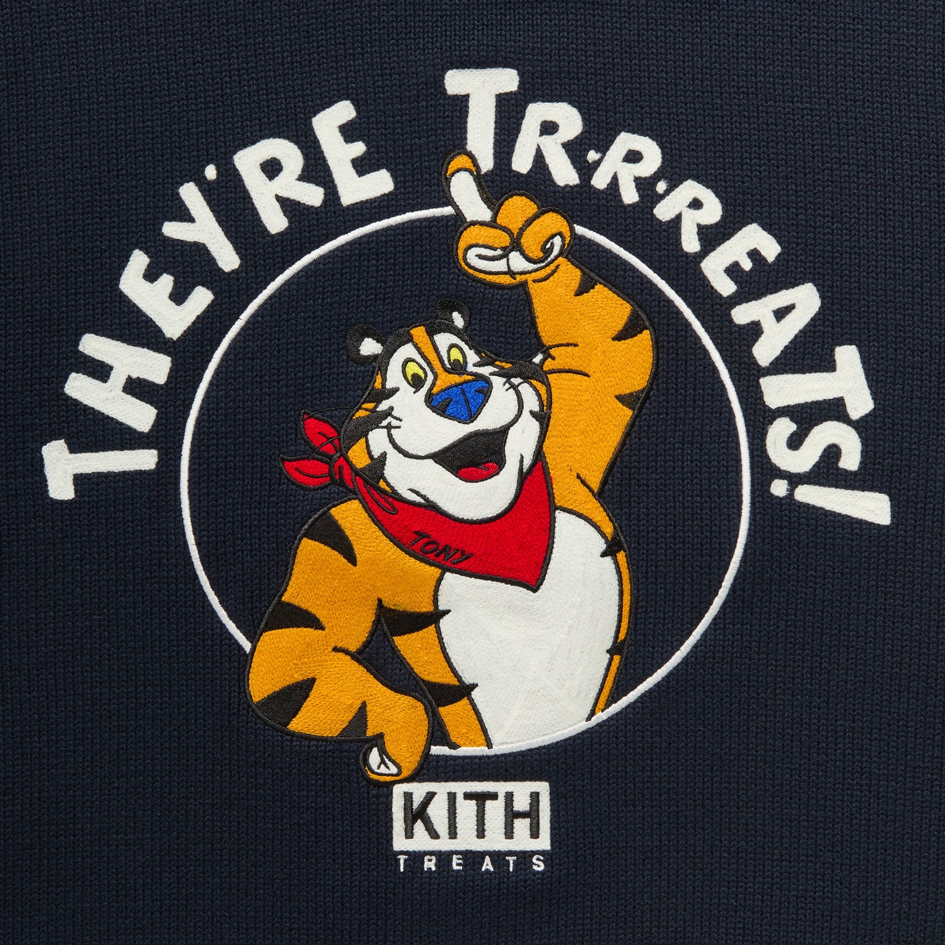 Kith Treats for Kellogg’s Frosted Flakes® Cereal & Tony the Tiger® Lewis Sweater - Nocturnal