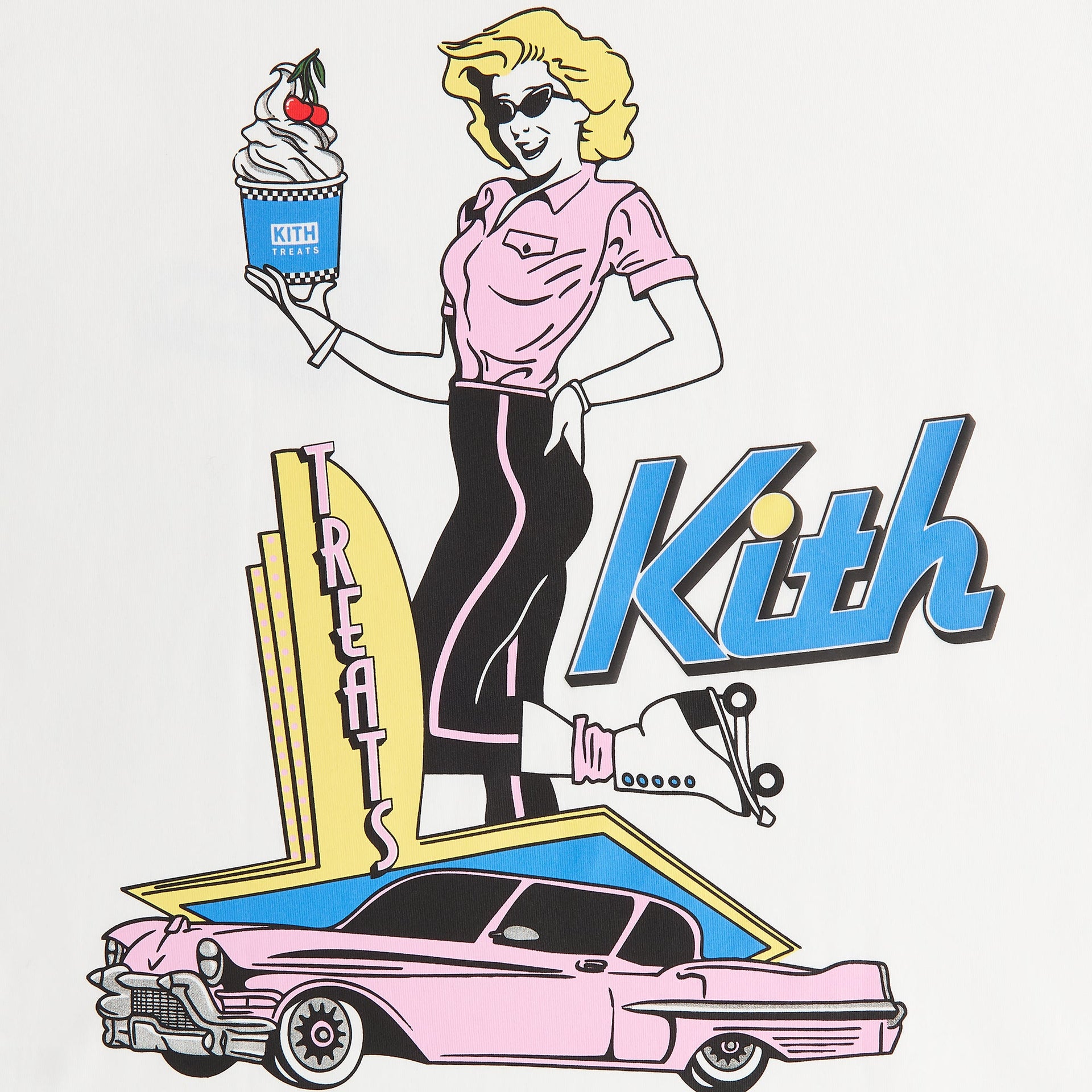 Kith Treats Diner Drive Thru Tee - White
