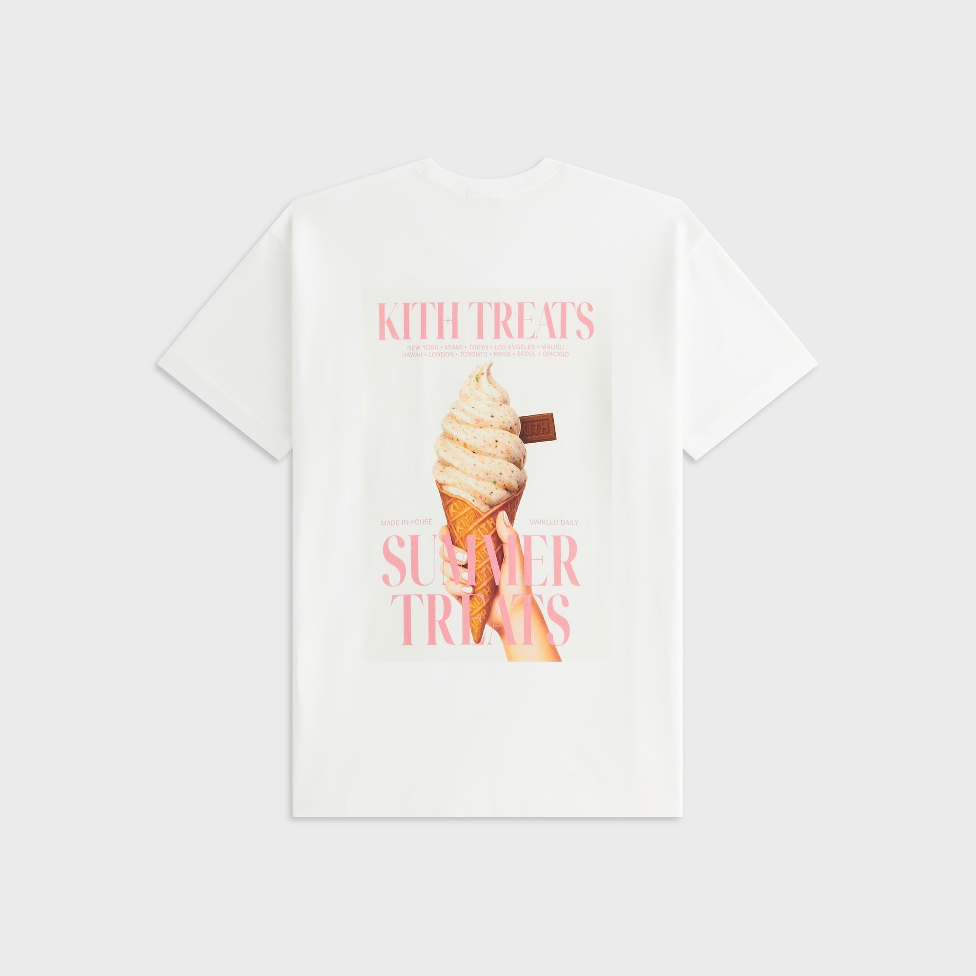 KITH TREATS ボックスロゴ SWIRL Tシャツ Kith Treats Swirl Pocket Tee - White