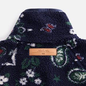 Kith Women Grayson Paisley Jacquard Sherpa - Nocturnal