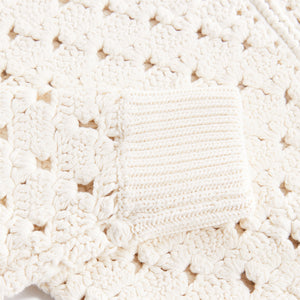 Kith Women Merritt Crochet Knit Bomber - Whisper