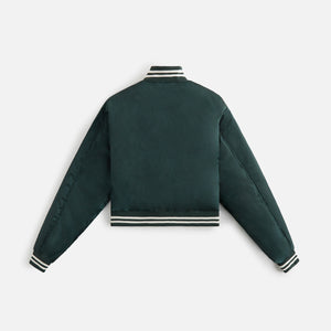 Kith Women Landry II Cropped Satin Bomber - Stadium