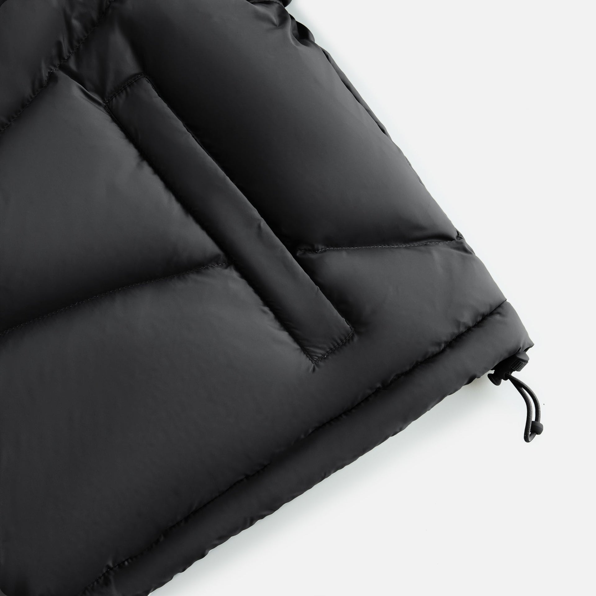 Kith Women Corey Hooded Nylon Puffer - Black PH