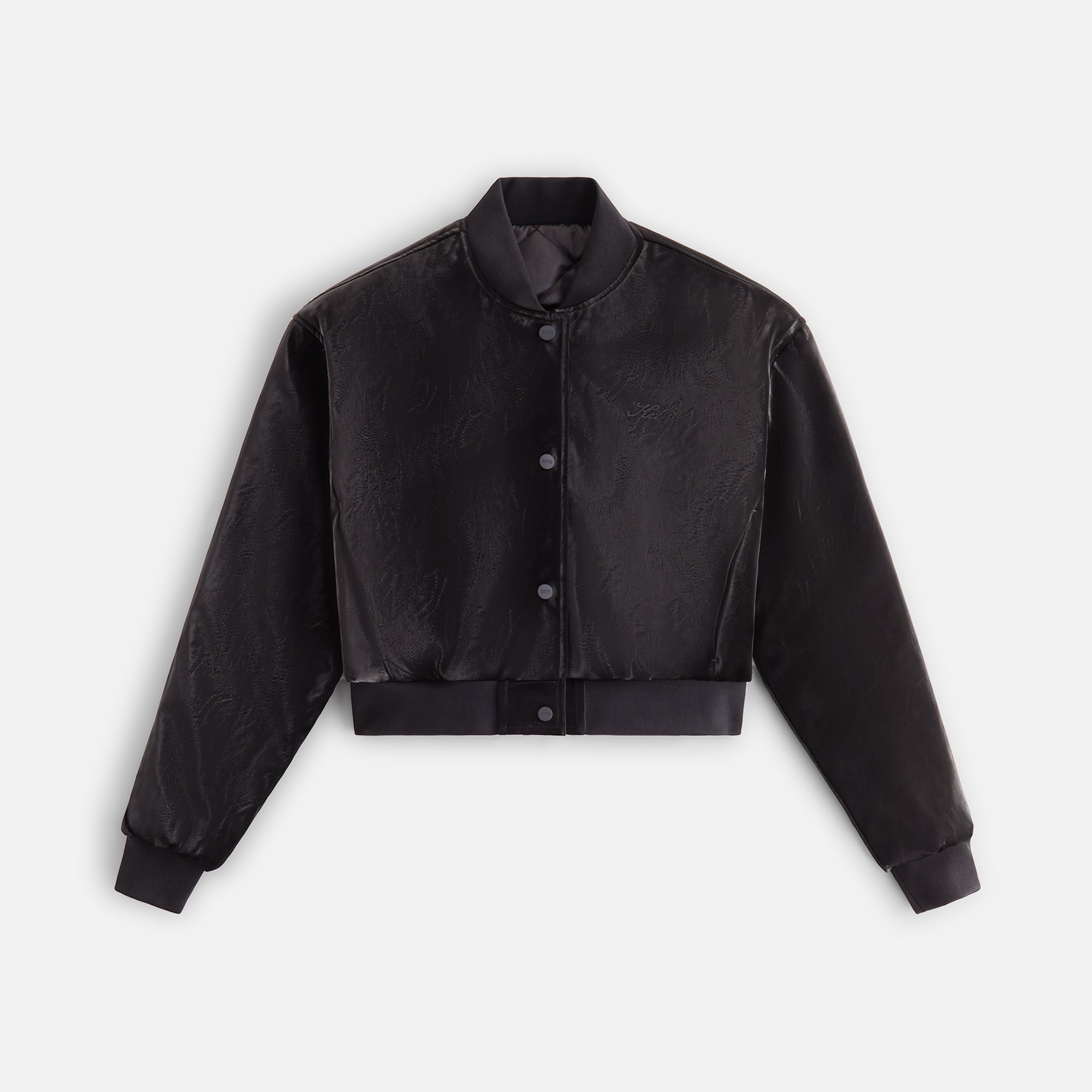 Kith Women Landry II Cropped Bomber - Black