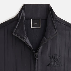 Kith Women Wrenley Satin Crest Track Jacket - Black