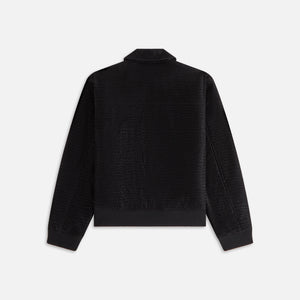 UrlfreezeShops Women Brisa Croc Bomber Jacket mcq - Black