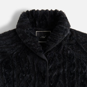 Kith Women Grayson Cable Sherpa Jacket - Black PH