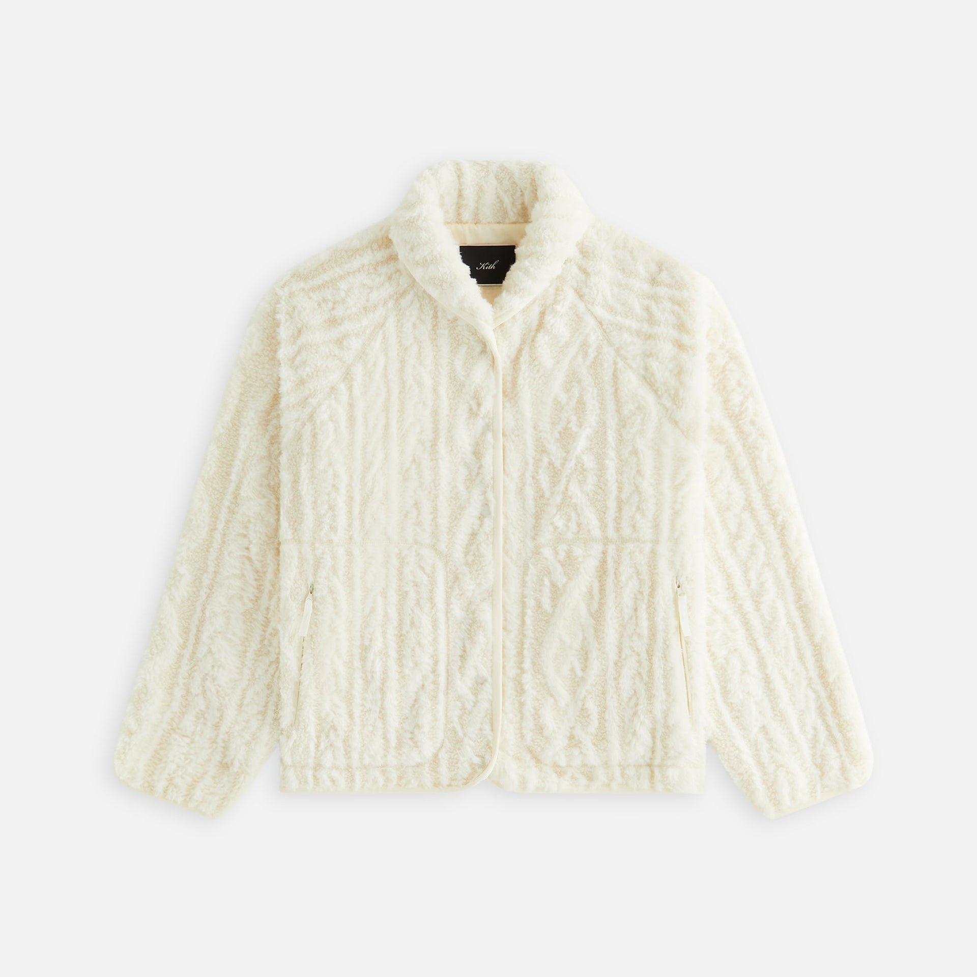 Kith Women Grayson Cable Sherpa Jacket - Sandrift PH