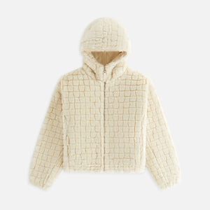 Kith Women Toshi Checked Teddy Bomber - Veil