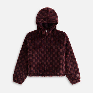 Kith Women Toshi Checked Teddy Bomber - Magma PH