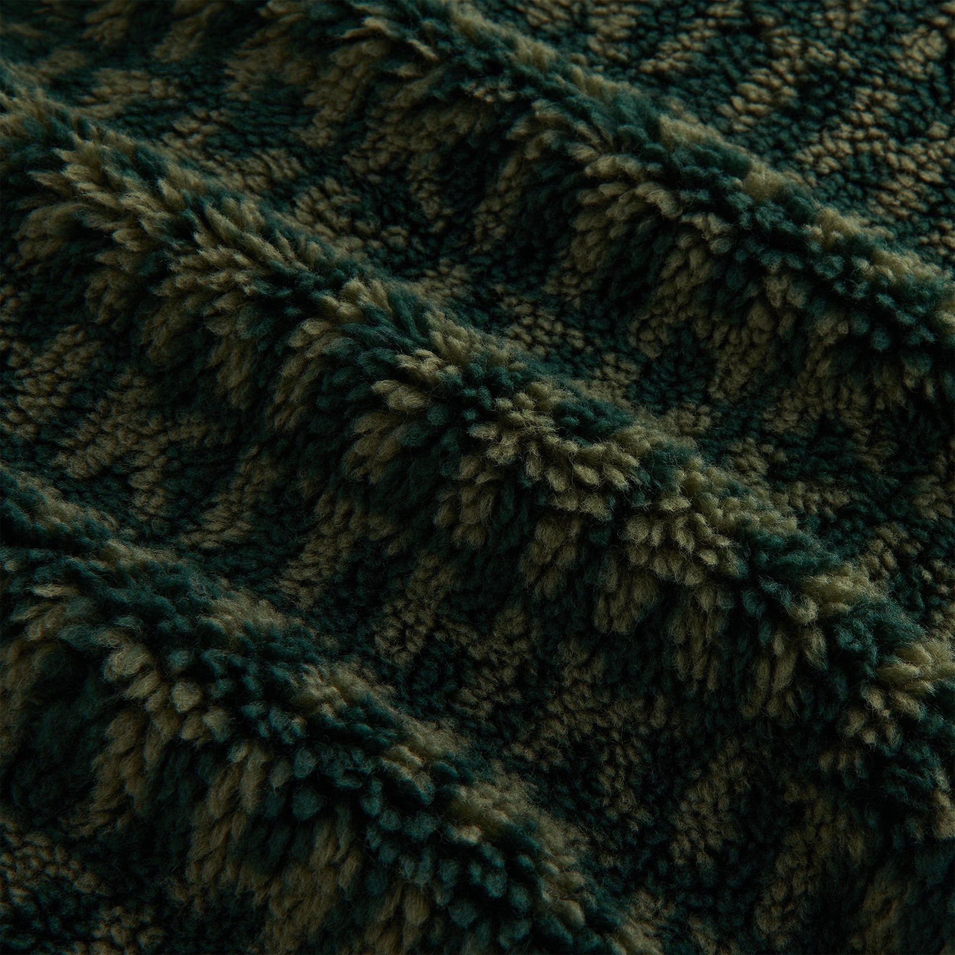 Kith Women Sylas Sherpa Monogram Zip Hoodie - Stadium