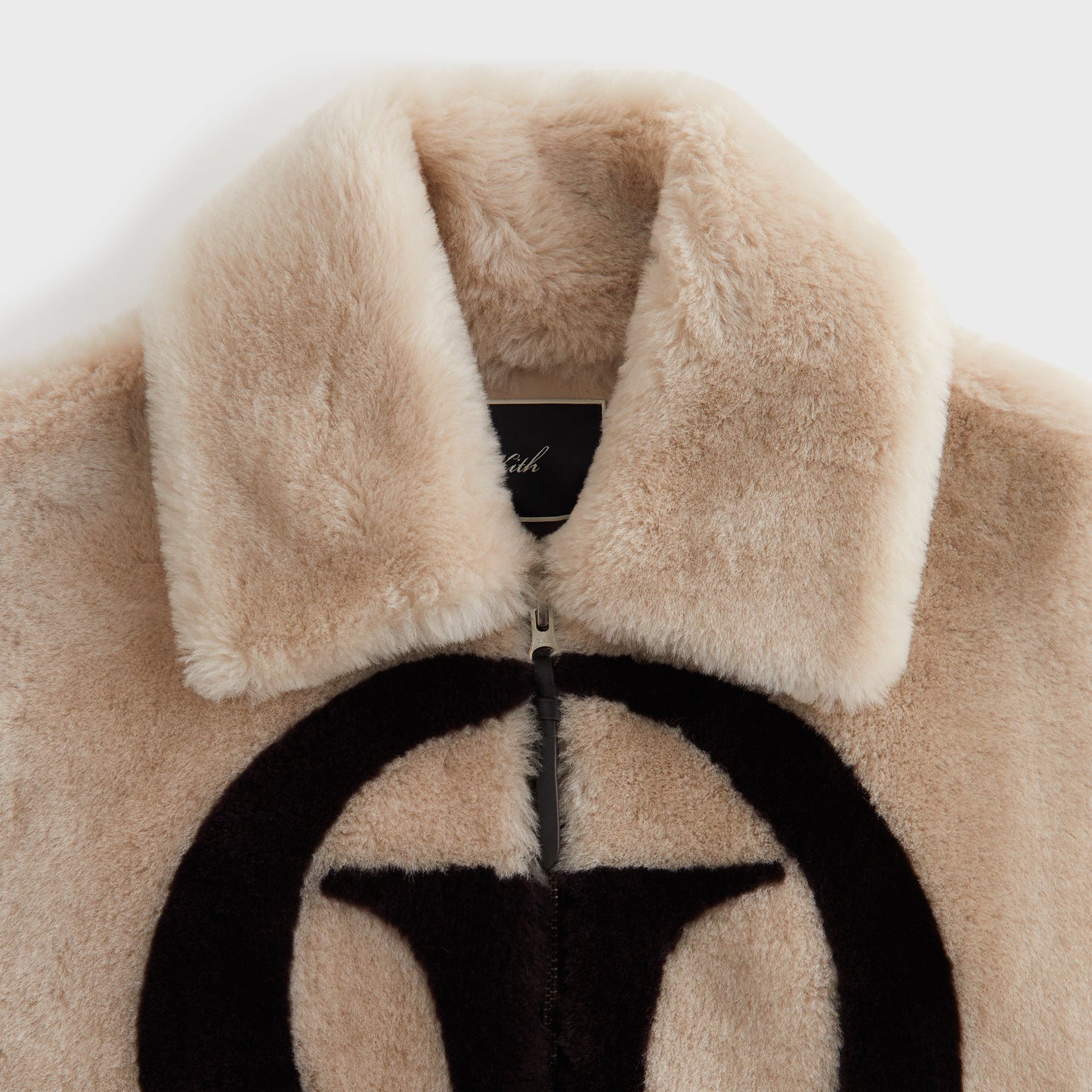 Kith Women Waylon II Shearling Crest Jacket - Waffle - PH