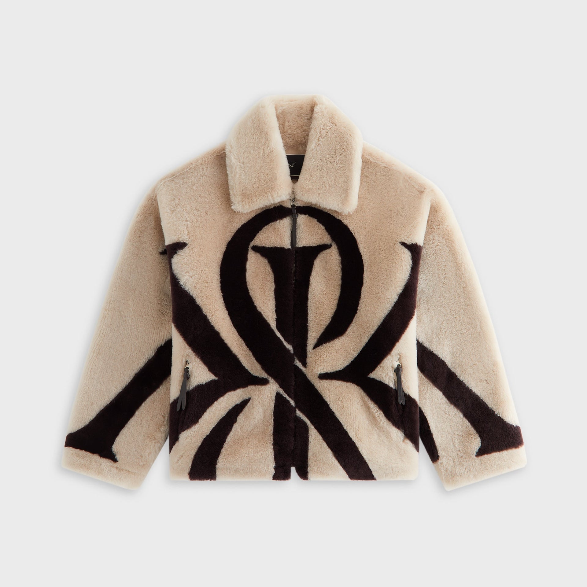 Kith Women Waylon II Shearling Crest Jacket - Waffle - PH