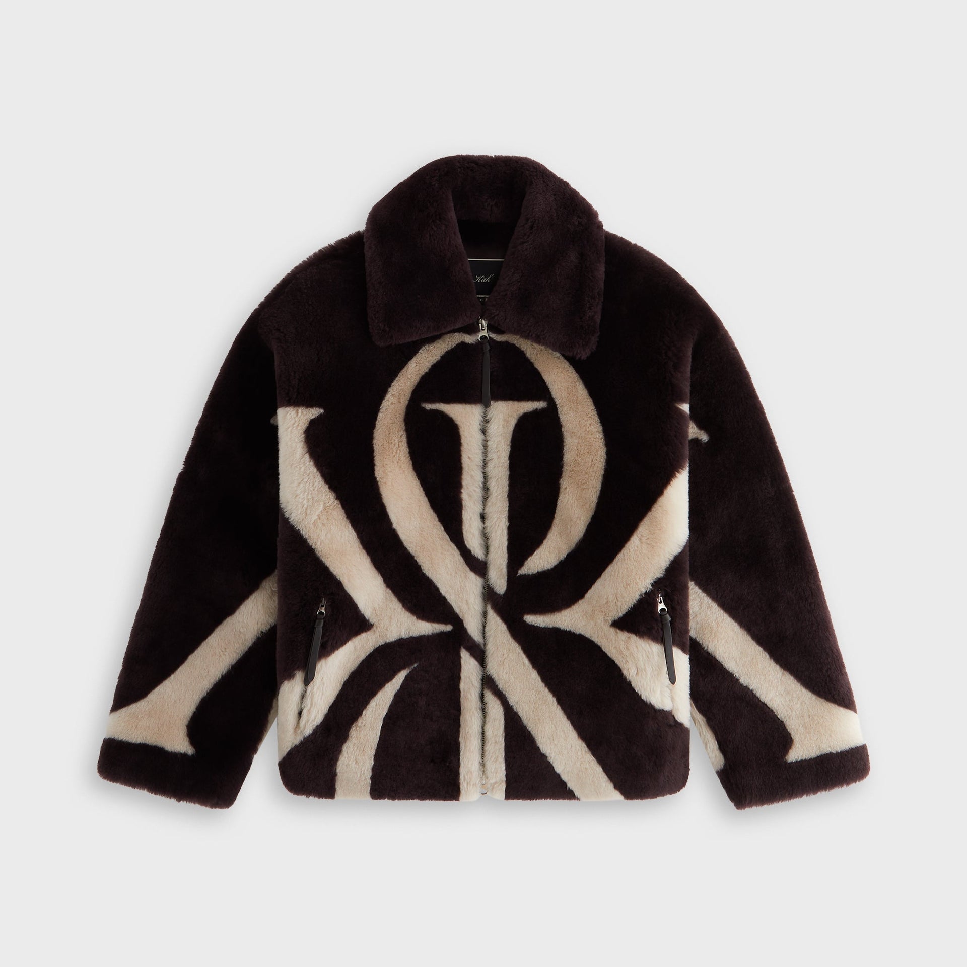 Kith Women Waylon II Shearling Crest Jacket - Incognito - PH
