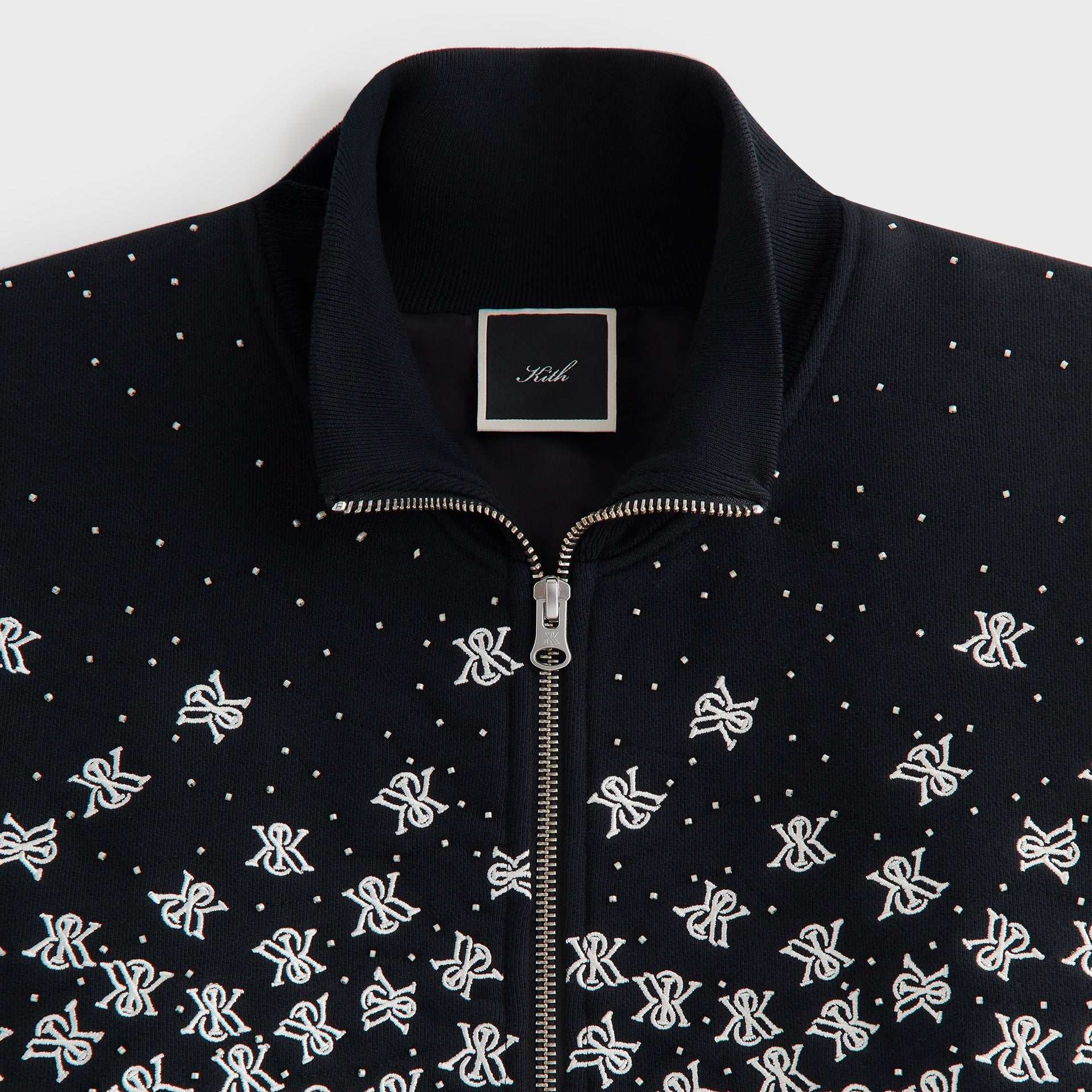 Kith Women Cropped Wyler Falling Crest Jacket - Black