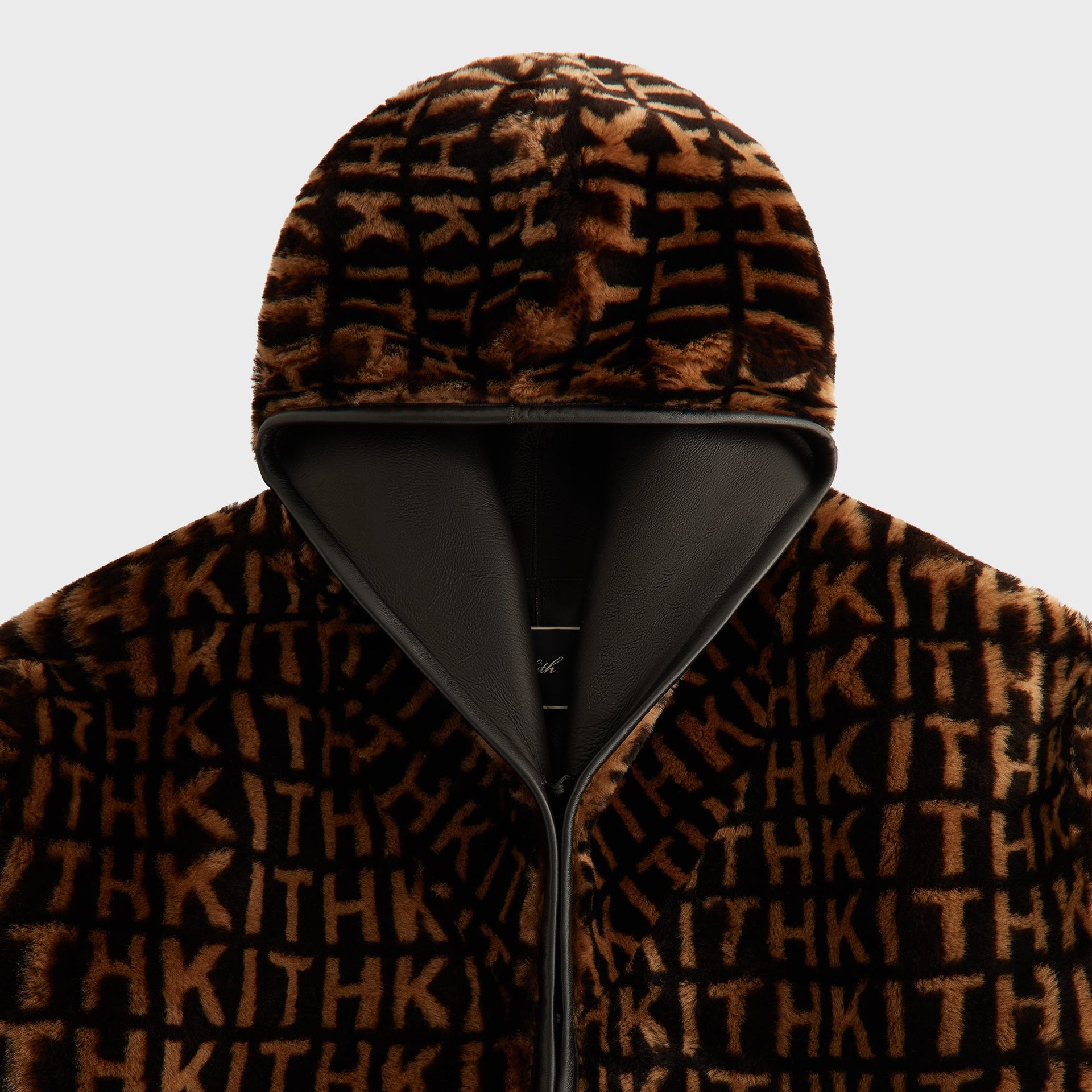 Kithmas Women Monogram Shearling Coat - Legacy