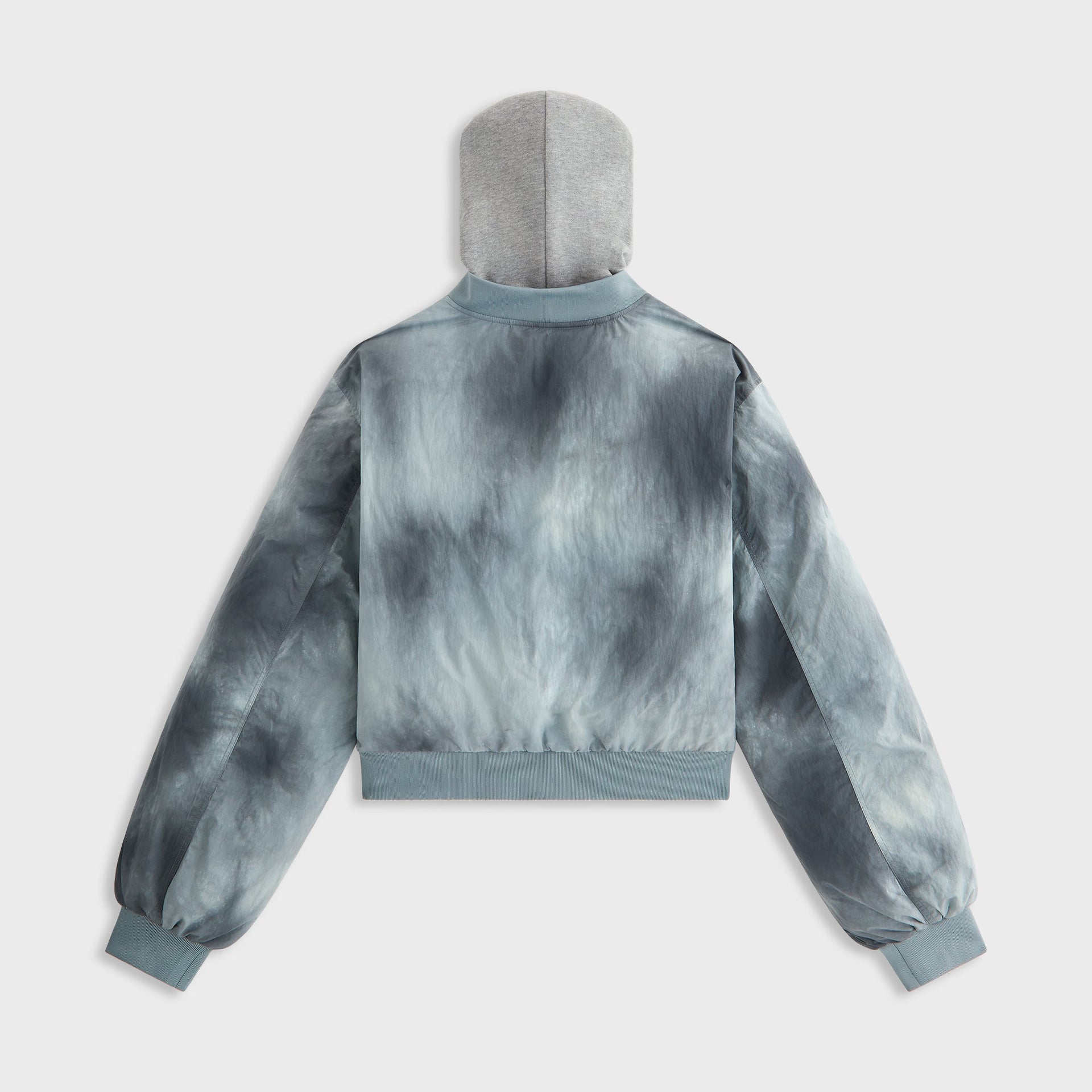 Kith Women Gorman II Washed Nylon Bomber Jacket - Concrete