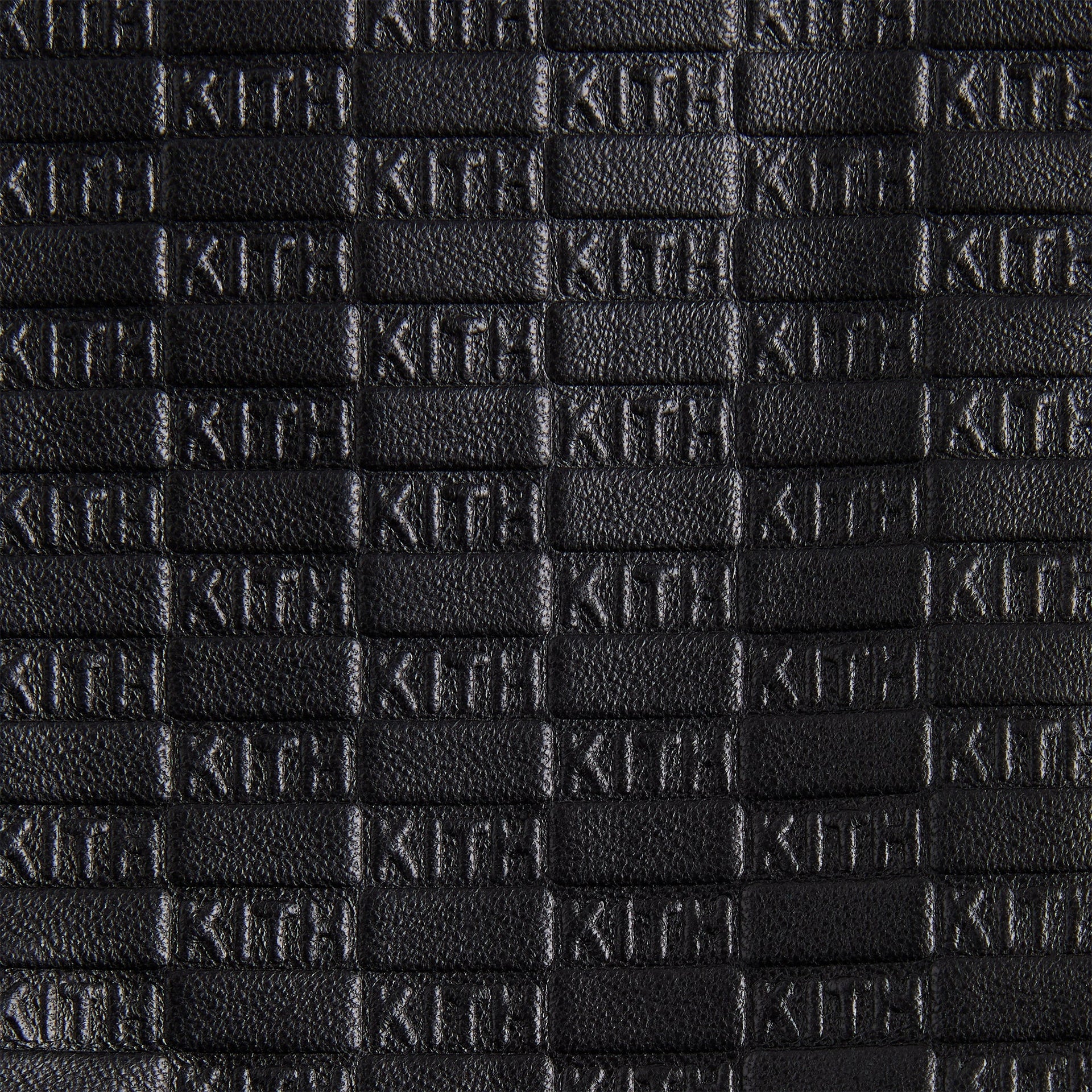 Lisa for Kith Women Nikita Monogram Leather Zip Top - Black