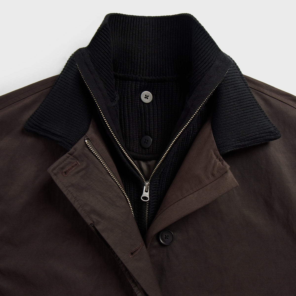 Kith Women Niall Sweater Layered Coat - Incognito - PH