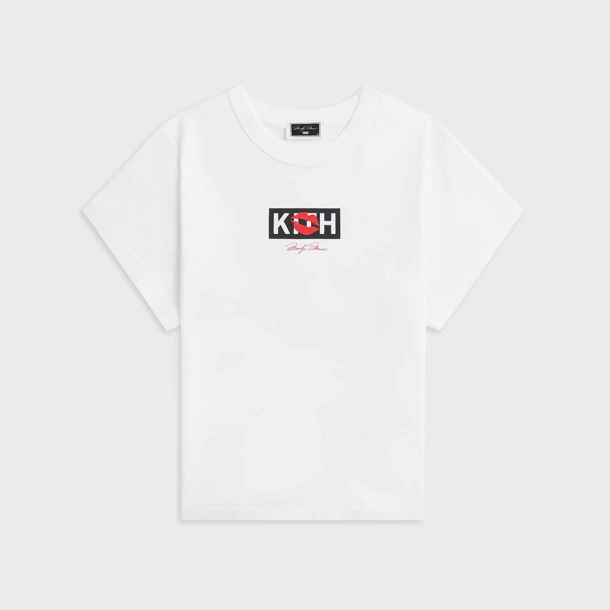 Kith Women for Marilyn Monroe Kiss Mulberry Vintage Tee - White