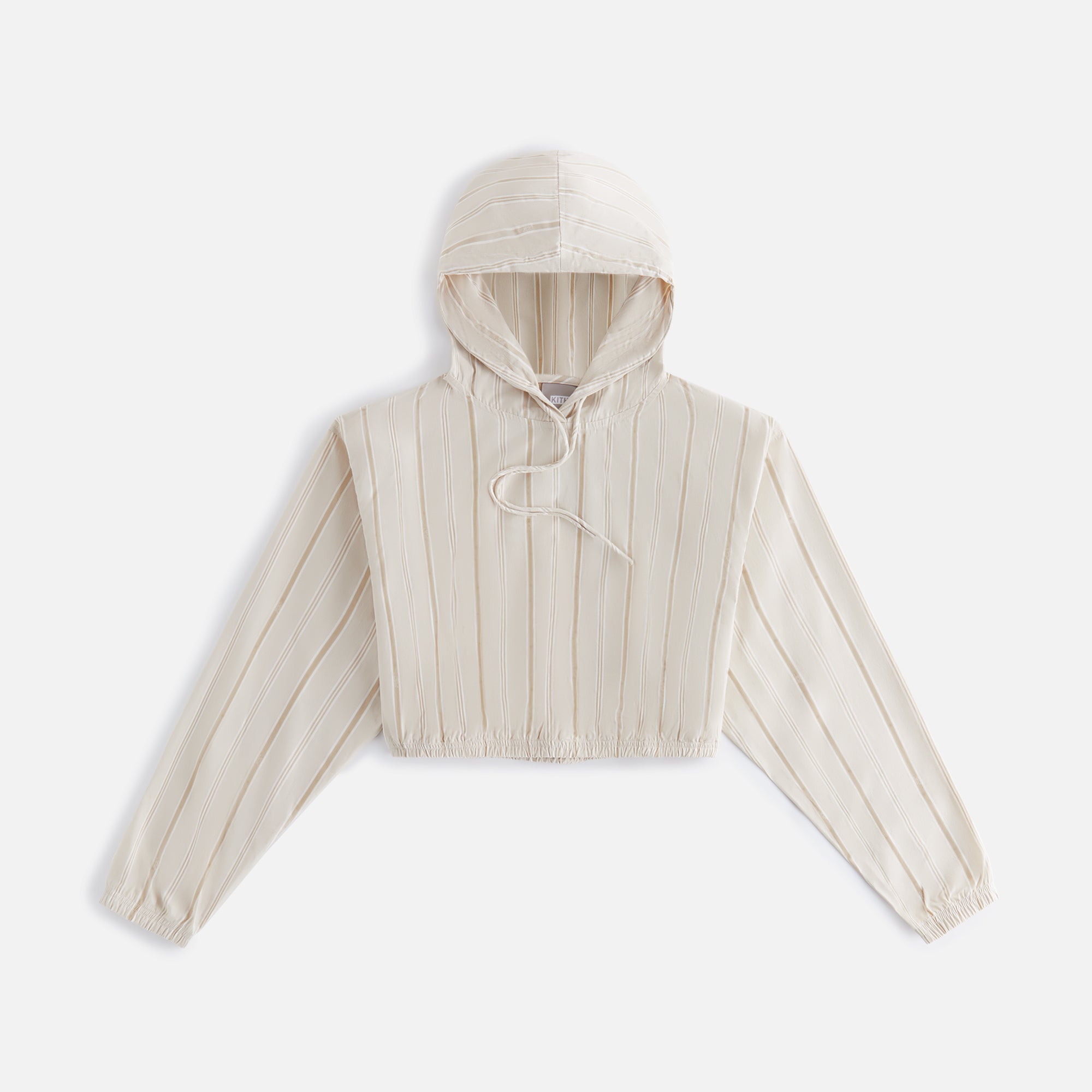 Kith Women Clovis Logo Stripe Hoodie - Canvas