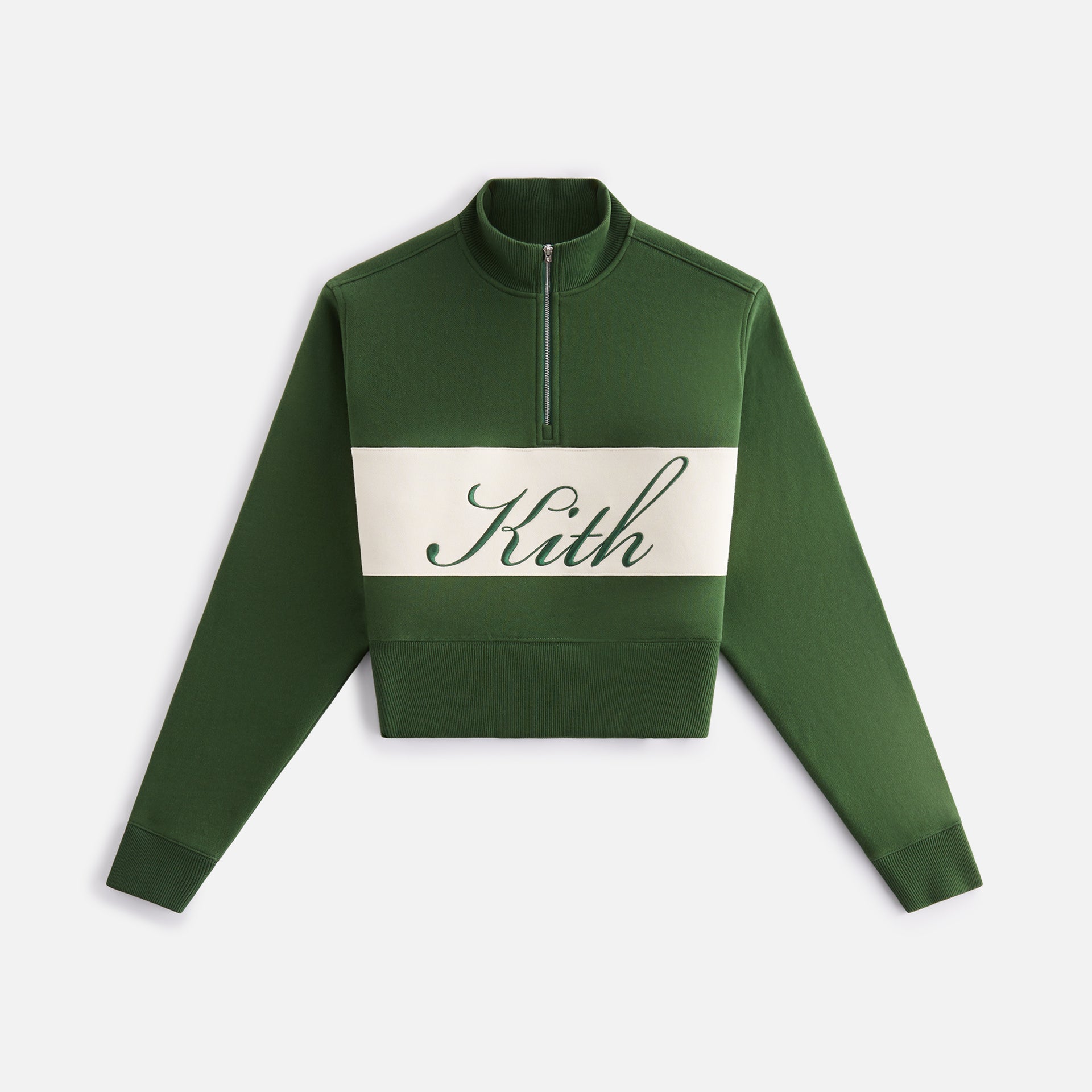 Kith Women Hunter II Kith Script Quarter Zip - Convoy