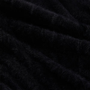 UrlfreezeShops Women Maddox Mohair Cropped Long Sleeve - Black