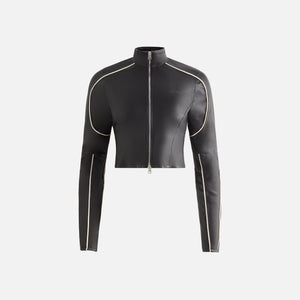 Erlebniswelt-fliegenfischenShops Women Idra Stretch Leather Zip Up - Black