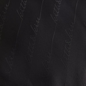 UrlfreezeShops Women Amalia Autograph Monogram Silk Blouse - Black