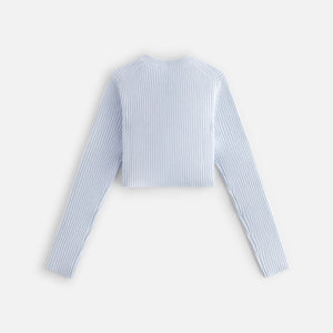 UrlfreezeShops Women Sloane Cropped Plush Rib pink Sweater - Kyanite