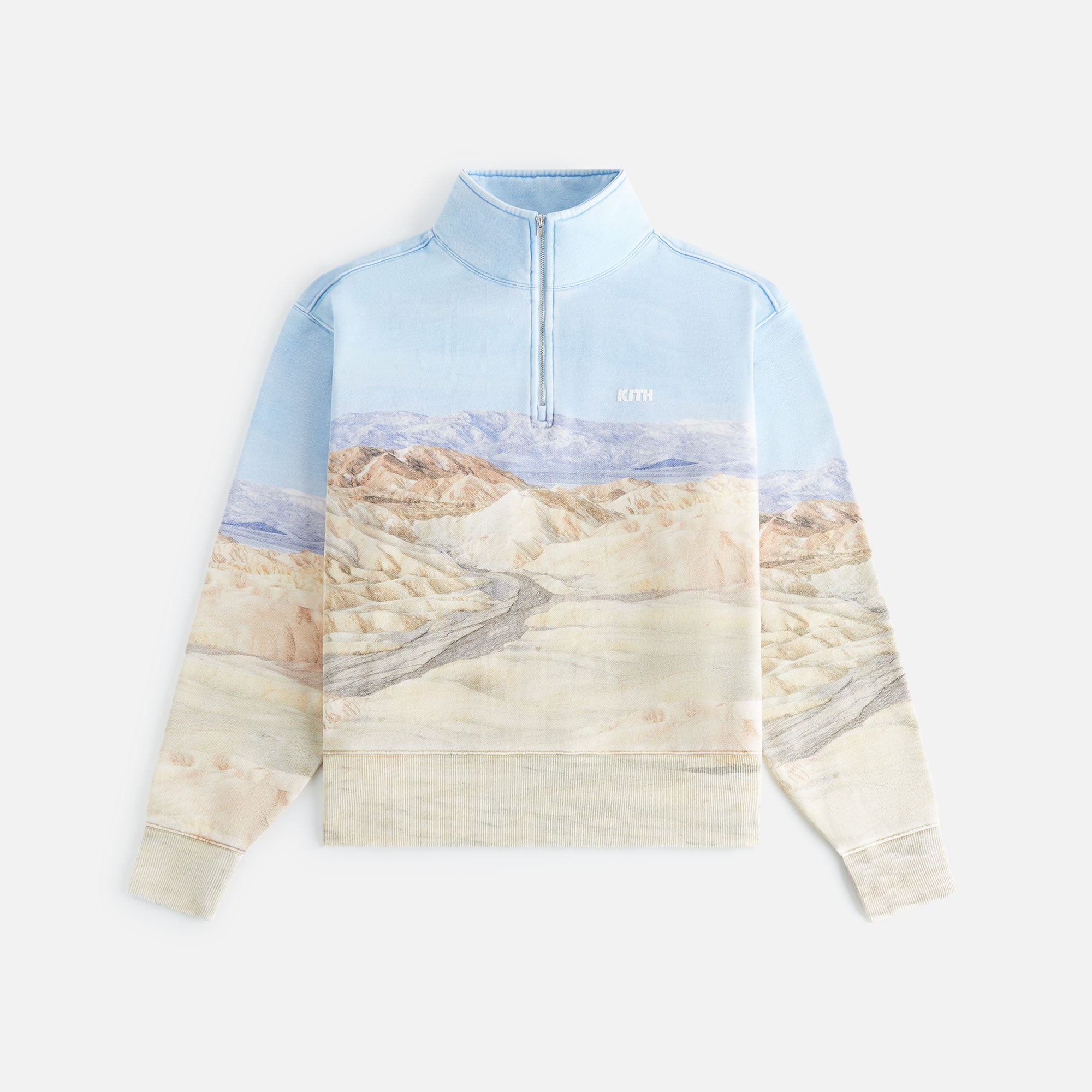 Kith Women Desert Landscape Hunter Quarter Zip - Larimar