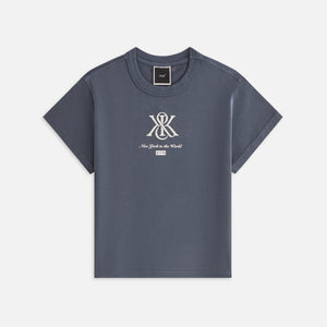 UrlfreezeShops Women Mulberry Crest Vintage Tee - Nocturnal