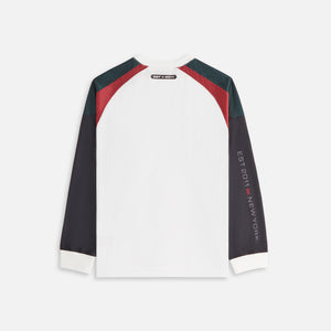 Kith Women Ridley Panelled Tech Long Sleeve Tee - White