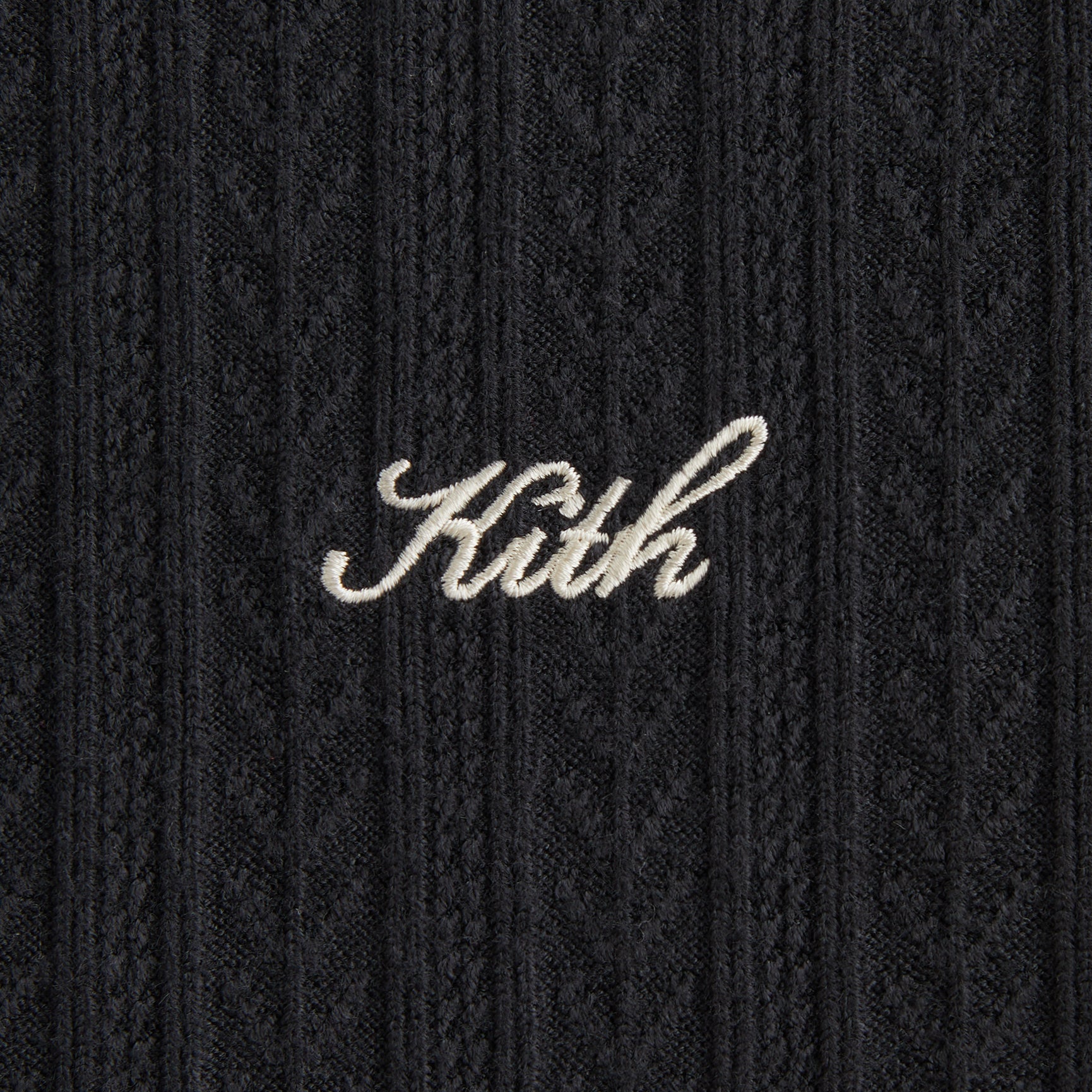 Kith Women Brier II Pointelle Turtleneck - Black