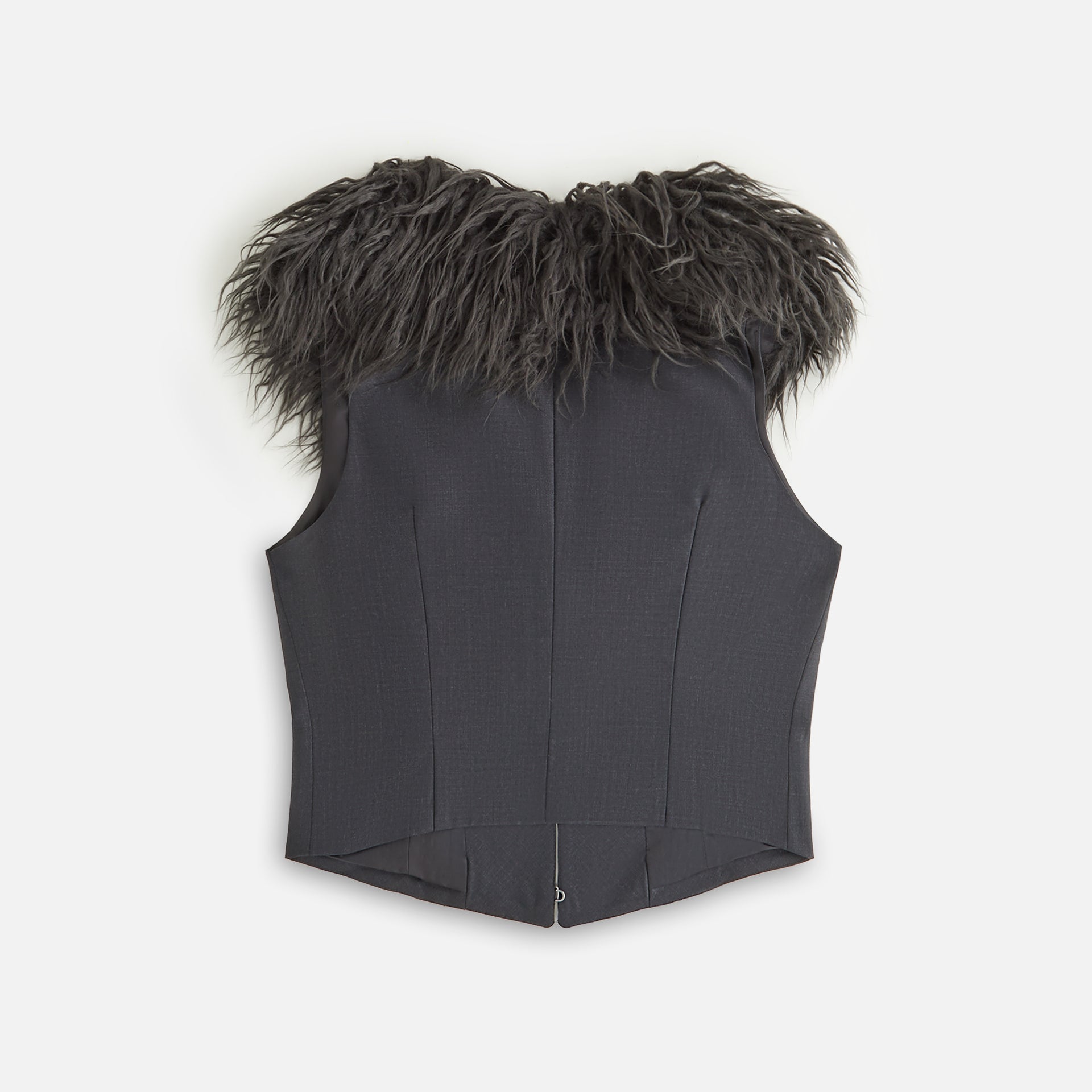 Kith Women Kyani Fur Collar Vest - Void