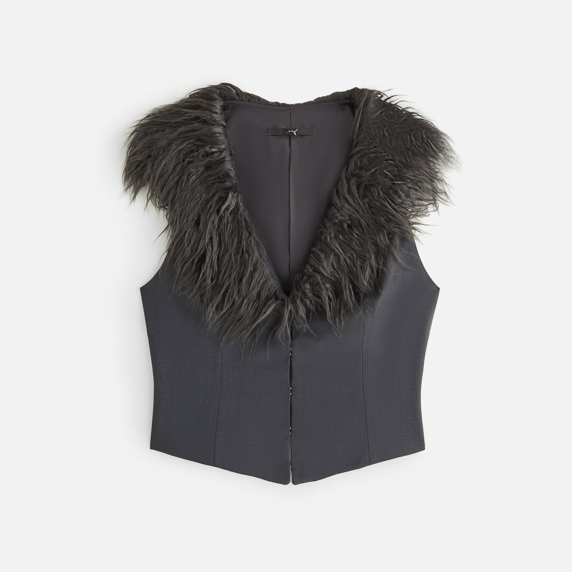 Kith Women Kyani Fur Collar Vest - Void PH