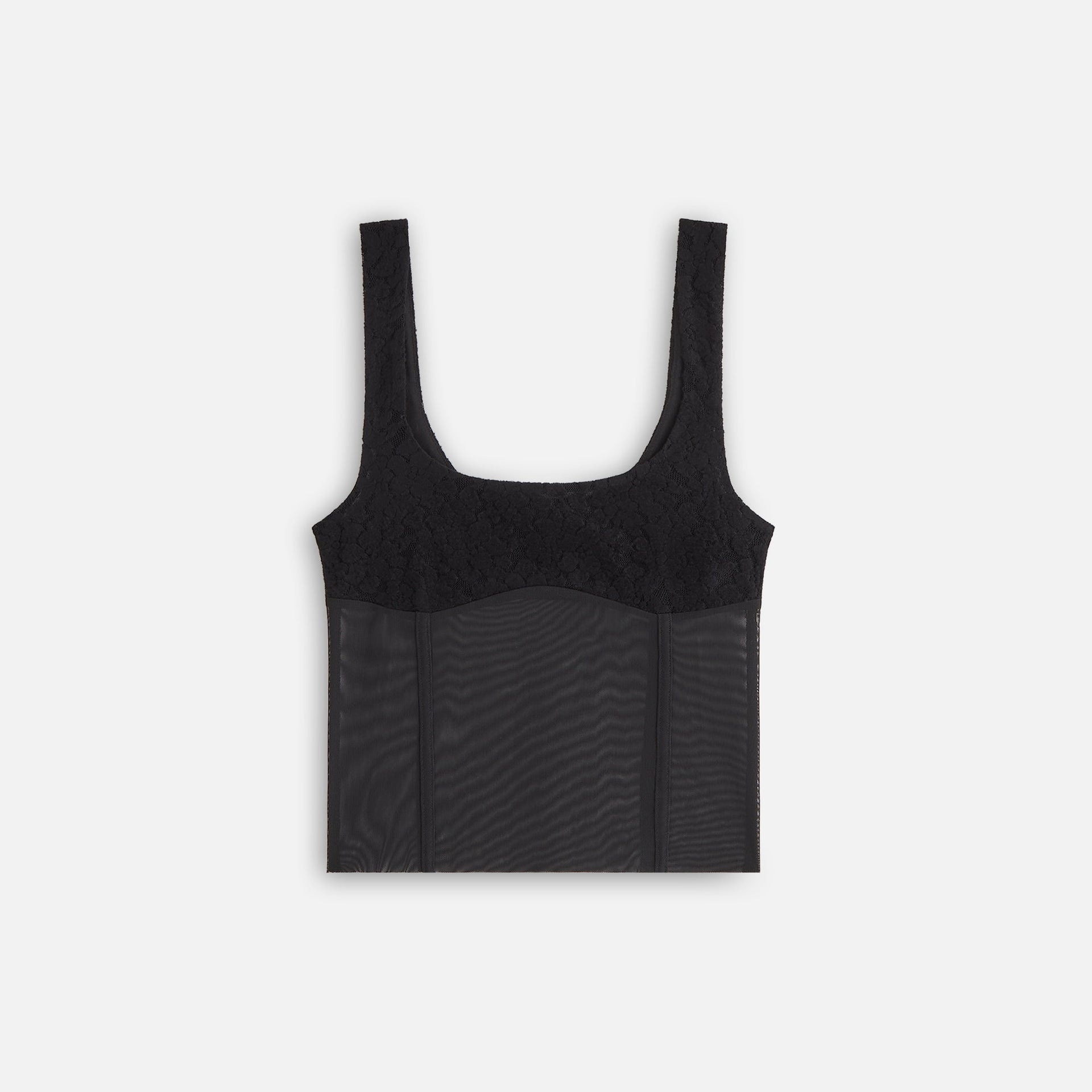 Kith Women Liyah Plush Lace Mesh Tank - Black PH