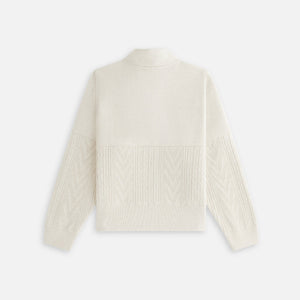 Kith Women Hunter Cable Panelled Quarter Zip - Sandy Heather PH