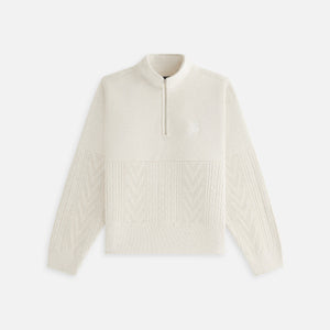 Kith Women Hunter Cable Panelled Quarter Zip - Sandy Heather PH