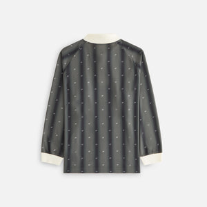 Kith Women Ridley Polo Monogram Long Sleeve Jersey - Black