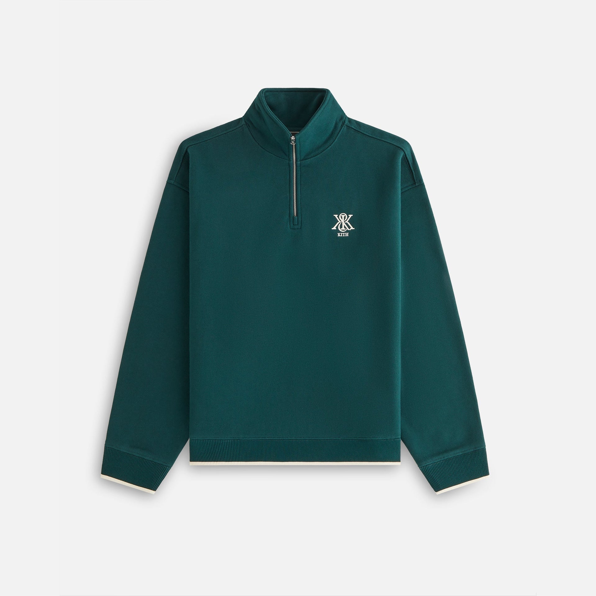 Kith Women Hunter III Crest Quarter Zip - Chronicle PH