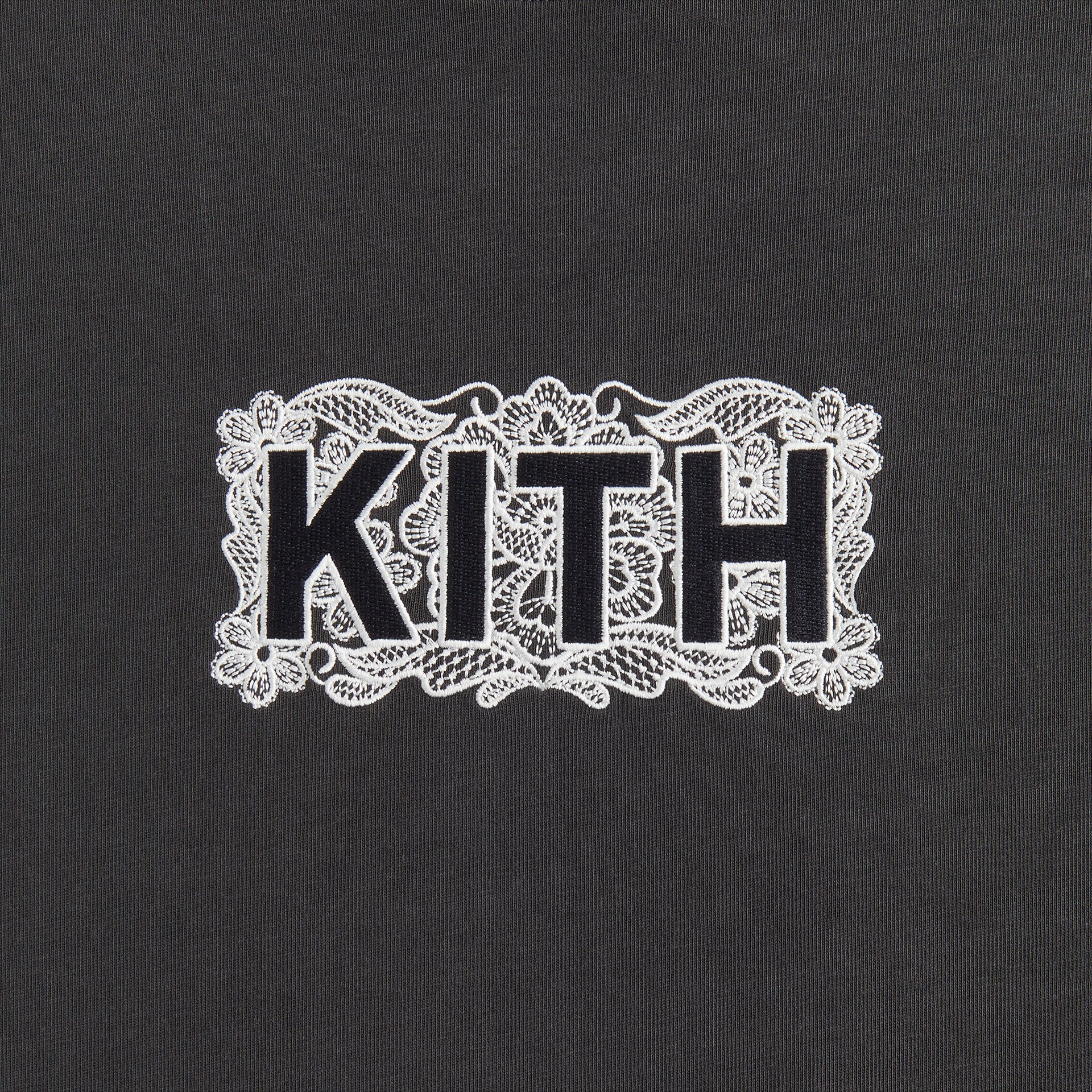 Kith Women Floral Lace Vintage Tee - Black