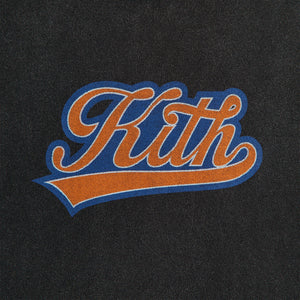 Kith Women for the New York Knicks Script Vintage Mulberry Tee - Black PH