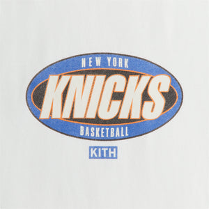 Kith Women for the New York Knicks Y2K Vintage Mulberry Tee - White