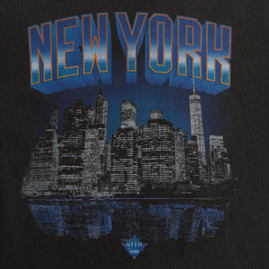 Kith Women for the New York Knicks Skyline Vintage Tee - Black