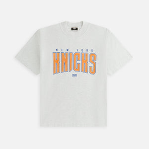 Kith Women for the New York Knicks Arc Mockneck Tee - Light Healther Grey PH