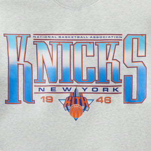 Kith Women for the New York Knicks Ashwin Crewneck - Light Heather Grey PH